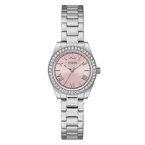 The Watch Boutique Guess Ladies Silver Tone Analog Watch