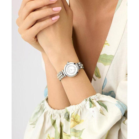 The Watch Boutique Guess Ladies Silver Tone Stainless Steel Analog Watch