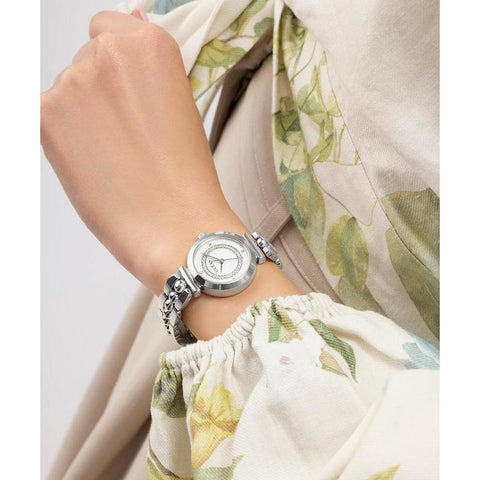The Watch Boutique Guess Ladies Silver Tone Stainless Steel Analog Watch