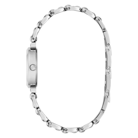 The Watch Boutique Guess Ladies Silver Tone Stainless Steel Analog Watch