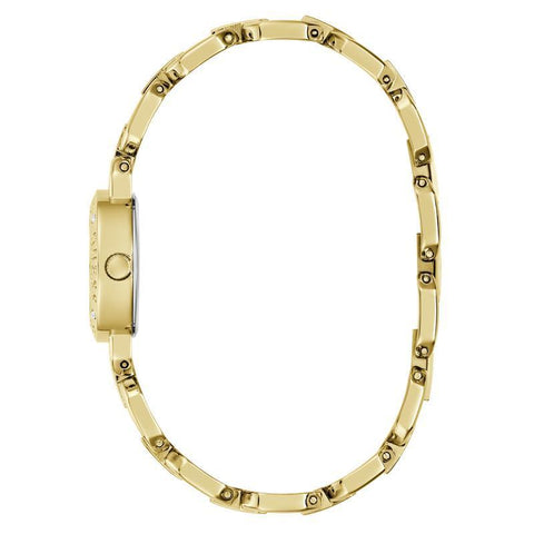 The Watch Boutique Guess Ladies Siren Gold Tone Analog Watch with Blue Dial