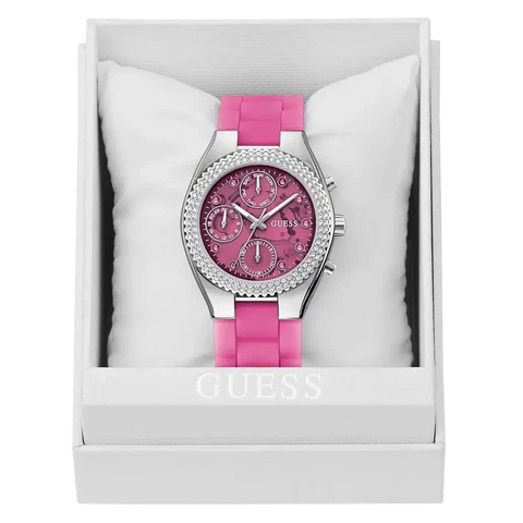 The Watch Boutique Guess Ladies Sparkling Pink Limited Edition Watch