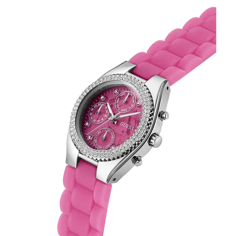 The Watch Boutique Guess Ladies Sparkling Pink Limited Edition Watch