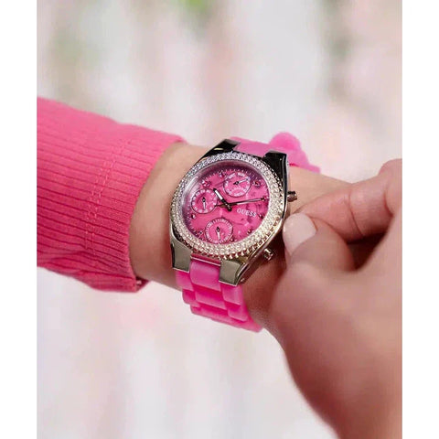The Watch Boutique Guess Ladies Sparkling Pink Limited Edition Watch