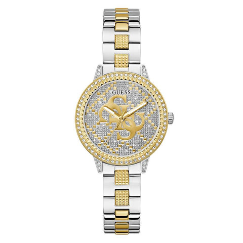 The Watch Boutique Guess Ladies Two-Tone Gold & Silver Analog Watch