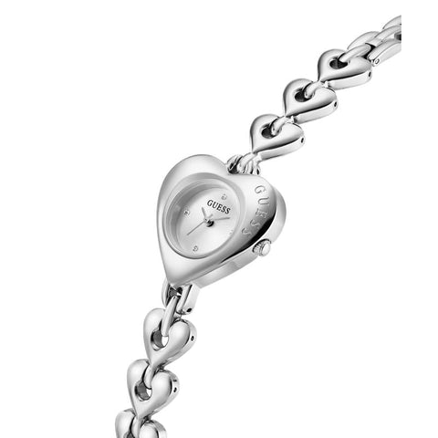 The Watch Boutique Guess Ladies Valerie Silver Tone Analog Watch