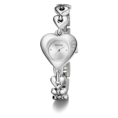 The Watch Boutique Guess Ladies Valerie Silver Tone Analog Watch