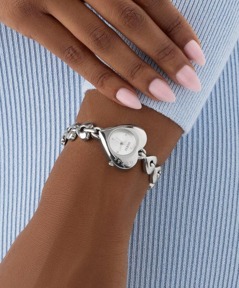 The Watch Boutique Guess Ladies Valerie Silver Tone Analog Watch
