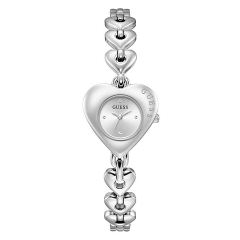 The Watch Boutique Guess Ladies Valerie Silver Tone Analog Watch