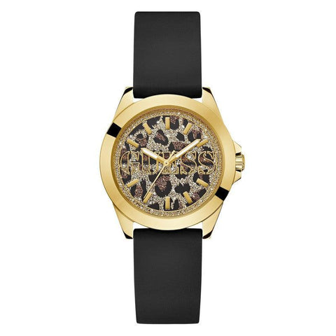 The Watch Boutique Guess Menagerie Animal Print Dial Analogue Watch