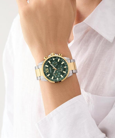 The Watch Boutique Guess Mens 2-Tone Multi-function Watch