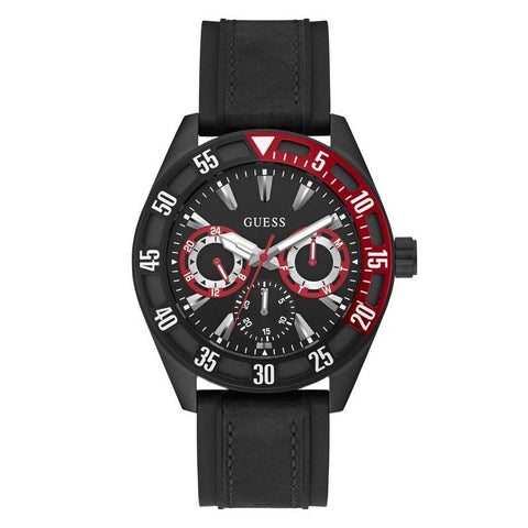 The Watch Boutique Guess Mens Black Multi-Function Watch