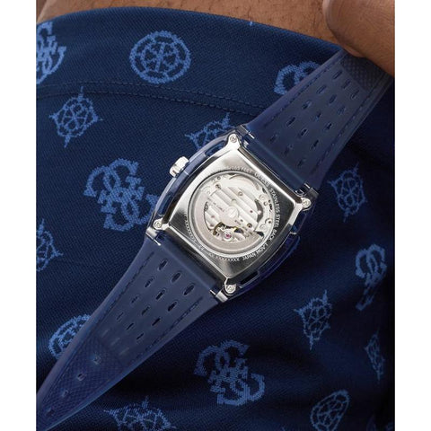 The Watch Boutique Guess Men's Blue Analog Automatic Watch