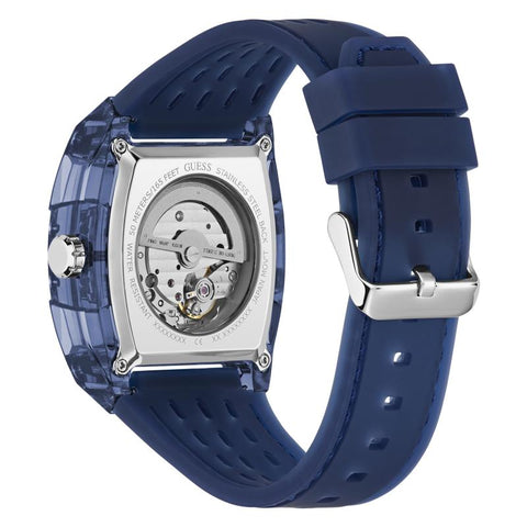 The Watch Boutique Guess Men's Blue Analog Automatic Watch