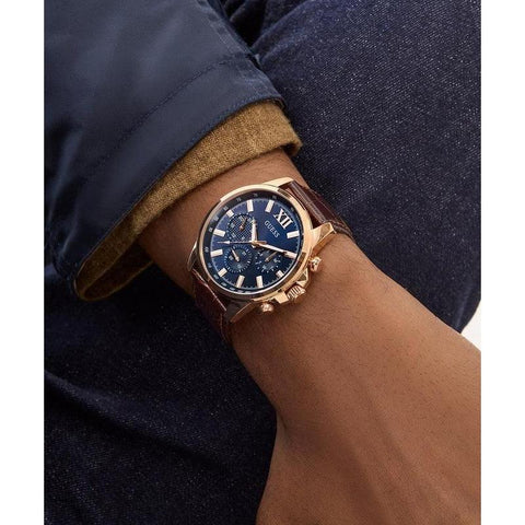 The Watch Boutique Guess Mens Brown Multi-Function Watch