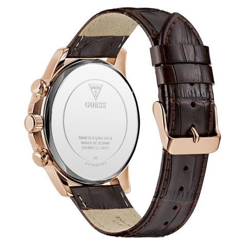 The Watch Boutique Guess Mens Brown Multi-Function Watch