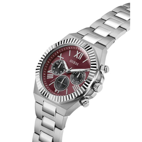 The Watch Boutique Guess Men's Equity Silver Tone Analog Watch
