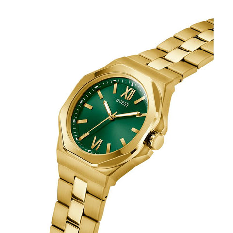 The Watch Boutique Guess Mens Gold Tone Analog Watch