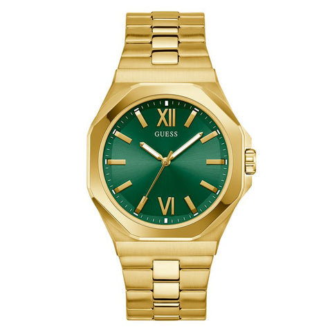 The Watch Boutique Guess Mens Gold Tone Analog Watch