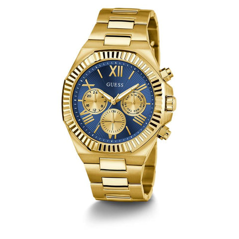 The Watch Boutique Guess Mens Gold Tone Multi-Function Watch
