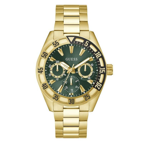 The Watch Boutique Guess Mens Gold Tone Multi-Function Watch