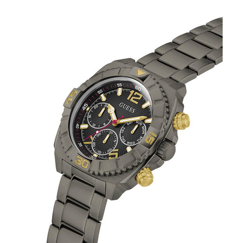 The Watch Boutique Guess Mens Gunmetal Multi-function Watch