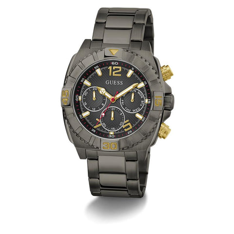 The Watch Boutique Guess Mens Gunmetal Multi-function Watch