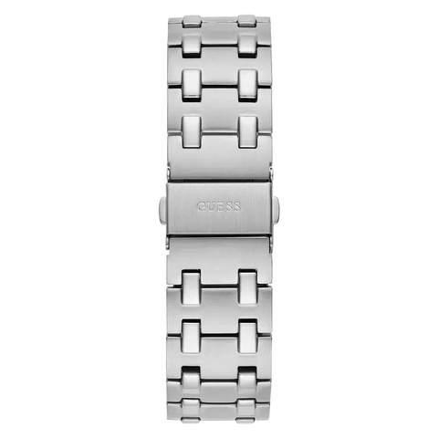 The Watch Boutique Guess Mens Silver Tone Analog Watch GW0575G4