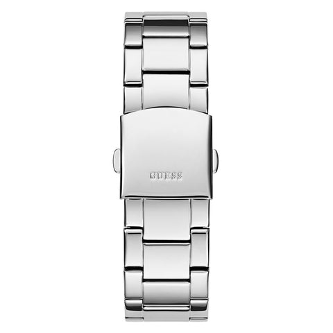 The Watch Boutique Guess Mens Silver Tone Multi-function Watch