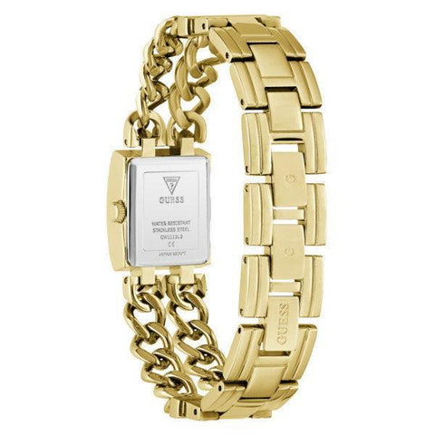 Guess Micro Mod Women's Rectangular Watch Gold