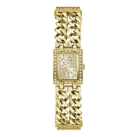 Guess Micro Mod Women's Rectangular Watch Gold
