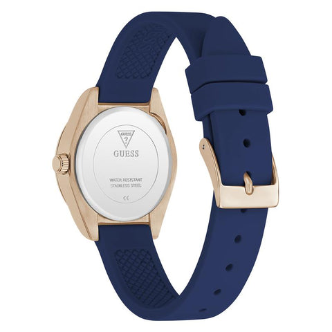 The Watch Boutique Guess Mini Luna Blue Rose Gold Analog Watch