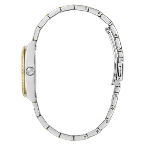 The Watch Boutique Guess Mini Luna Two‑Tone Quartz Watch