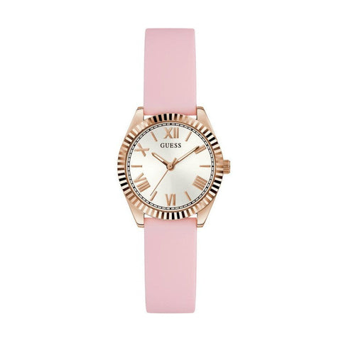 The Watch Boutique Guess Mini Luna White Dial Analog Watch