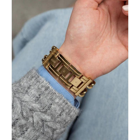 The Watch Boutique Guess Mod Heavy Metal Gold PVD Ladies Watch