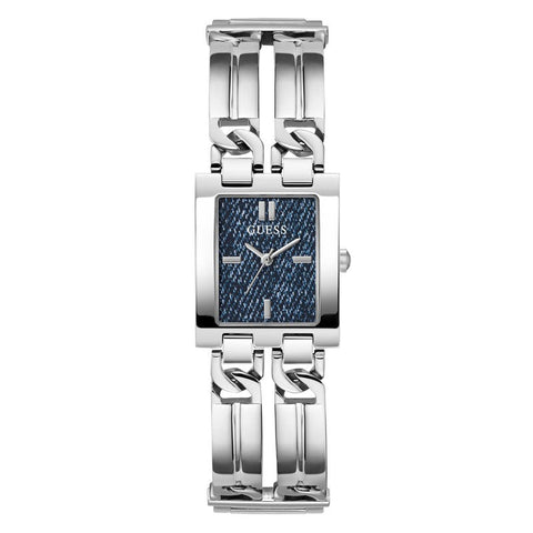 The Watch Boutique Guess Mod Id Blue Dial Analogue Watch