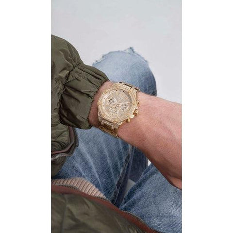 The Watch Boutique Guess Momentum Gold Tone Multi-Function Gents Watch GW0419G2