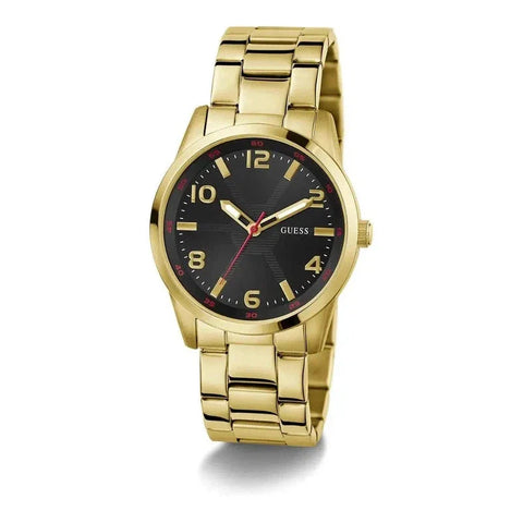 The Watch Boutique Guess Monte Black Dial Analogue Watch