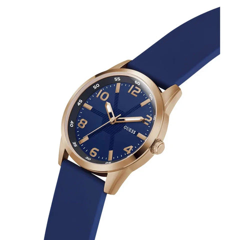 The Watch Boutique Guess Monte Blue Dial Analogue Watch