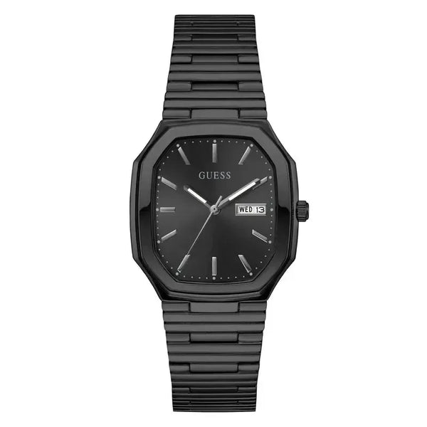 PG/ピージー OLIVER Guess Oliver Black Rectangle Quartz Men's Watch – The Watch Boutique