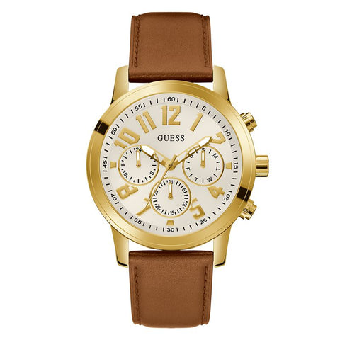 The Watch Boutique Guess Parker White Dial Multifunction Watch