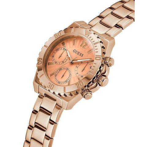 The Watch Boutique Guess Phoebe Orange Dial Multifunction Watch