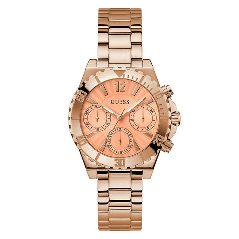 The Watch Boutique Guess Phoebe Orange Dial Multifunction Watch