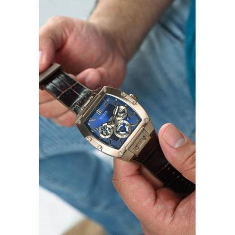 The Watch Boutique Guess Phoenix Coffee Multi-Function Gents Watch GW0202G2