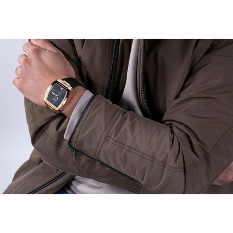 The Watch Boutique Guess Phoenix Gold Tone Analog Gents Watch GW0386G3
