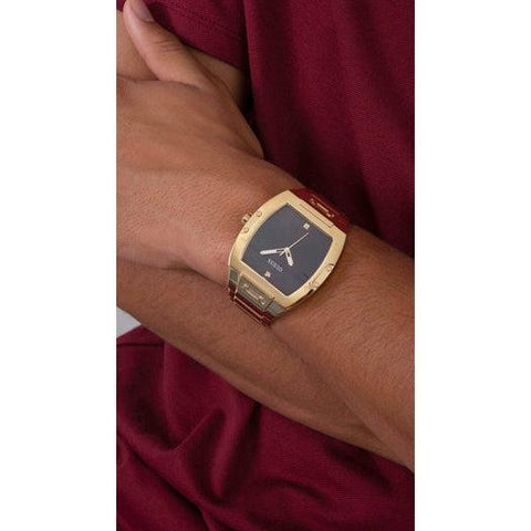 The Watch Boutique Guess Phoenix Gold Tone Analog Gents Watch GW0387G2