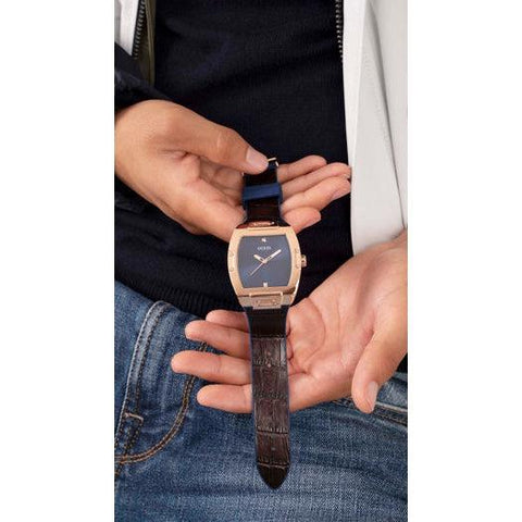 The Watch Boutique Guess Phoenix Rose Gold Tone Analog Gents Watch GW0386G2