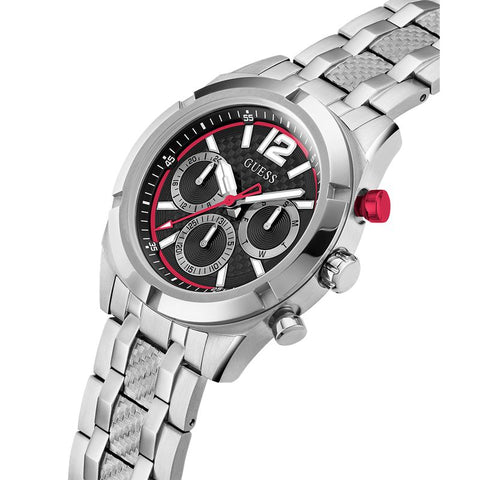 The Watch Boutique Guess Resistance Black Dial Multifunction Watch