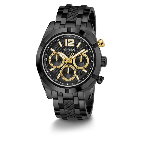 The Watch Boutique Guess Resistance Black Dial Multifunction Watch