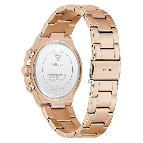 The Watch Boutique Guess Rose Gold Multi-Function Diamond-Accent Elegant Watch
